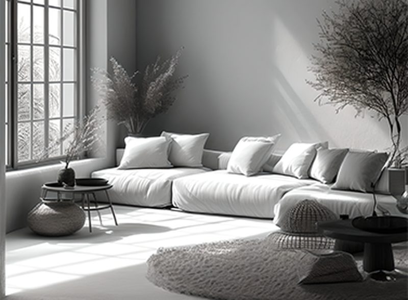 Monochrome Living Spaces